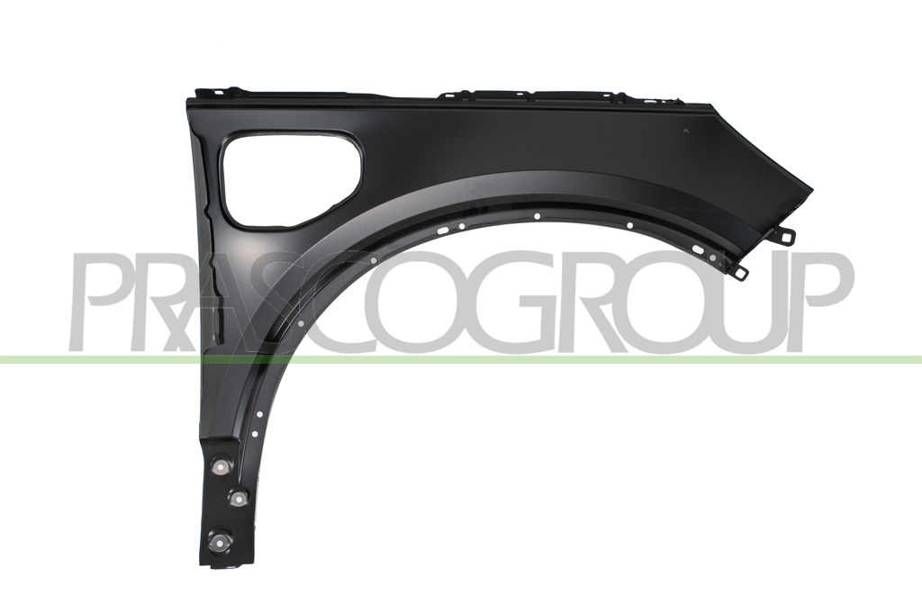 FRONT FENDER LEFT-WITH PLUG-IN HOLE