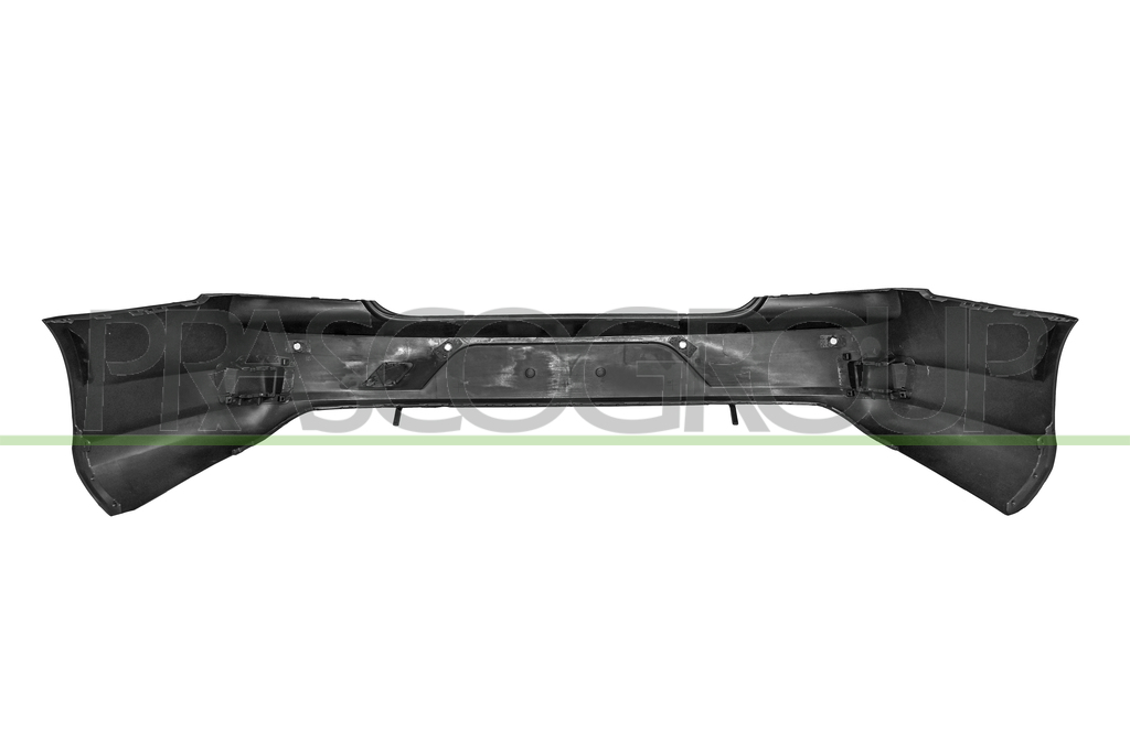 FRONT BUMPER-PRIMED-WITH PDC HOLES+SENSOR HOLDERS-WITH TOW HOOK COVER-WITH BLIND CORNER VISUAL SUPPORT BRACKETS MOD. 4 DOOR