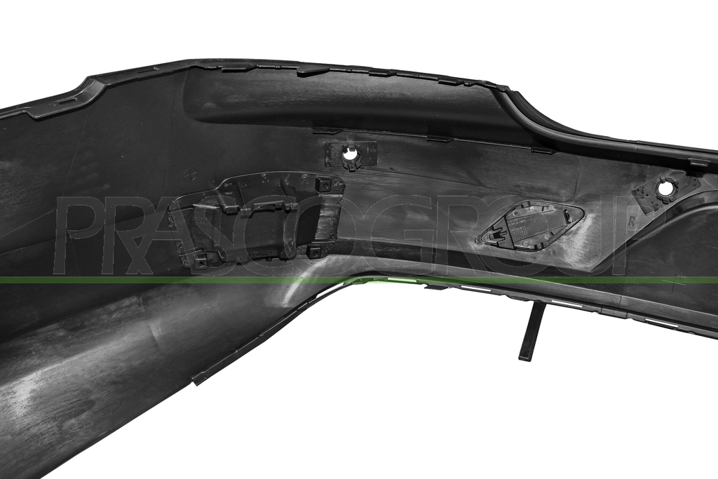 FRONT BUMPER-PRIMED-WITH PDC HOLES+SENSOR HOLDERS-WITH TOW HOOK COVER-WITH BLIND CORNER VISUAL SUPPORT BRACKETS MOD. 4 DOOR