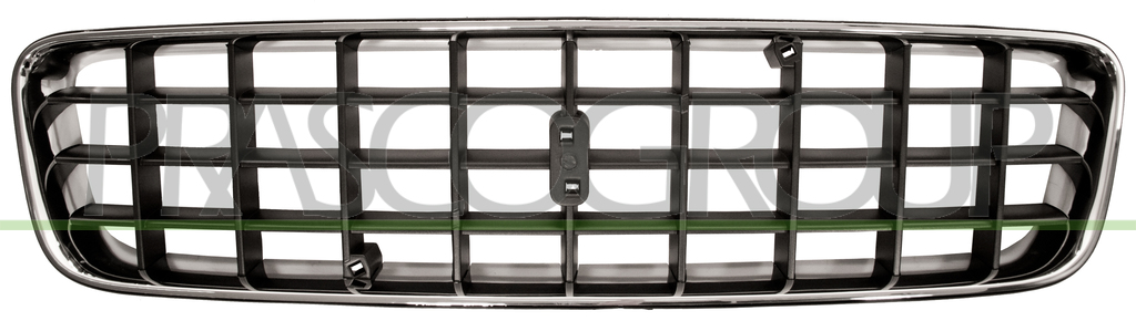 RADIATOR GRILLE-BLACK-WITH CHROME MOLDING