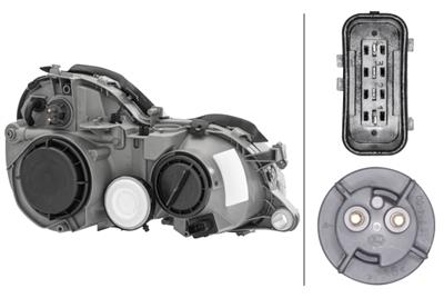 HALOG‘NE-PROJECTEUR PRINCIPAL - GAUCHE - POUR P.E. MERCEDES-BENZ CLK (C208)