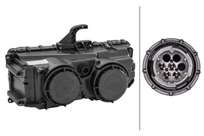 HALOG‘NE-PROJECTEUR PRINCIPAL - DROITE - POUR P.E. MERCEDES-BENZ AXOR II