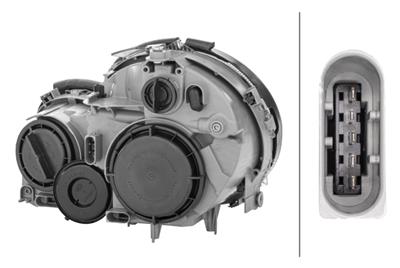 HALOGEN-HAUPTSCHEINWERFER - RECHTS - FœR U.A. MERCEDES-BENZ C-CLASS SPORTCOUPE (