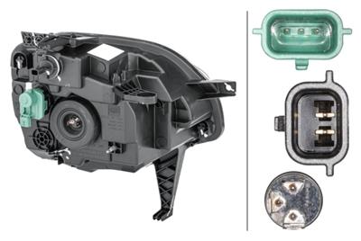 HALOGEN-HAUPTSCHEINWERFER - LINKS - F„R U.A. RENAULT TWINGO III (BCM_)