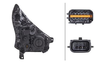 HALOGEN/FF-HAUPTSCHEINWERFER - LINKS - FUER U.A. RENAULT TRAFIC III BOX (FG_)