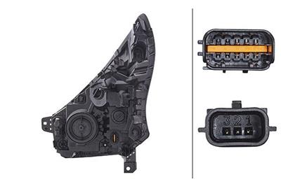 FF/HALOGEN-HEADLIGHT - RIGHT - FOR E.G. RENAULT TRAFIC III BOX (FG_)