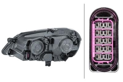HALOGEN/FF-HEADLIGHT - RIGHT - FOR E.G. VW POLO (9N_)