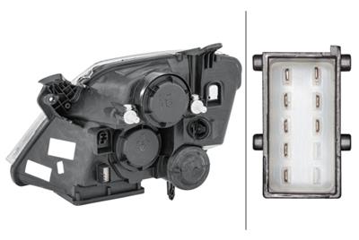 HALOGEN-HEADLIGHT - RIGHT - FOR E.G. OPEL MERIVA A MPV (X03)