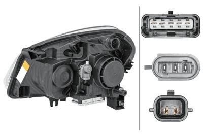 XENON/HALOGEN-HEADLIGHT - FOR E.G. NISSAN QASHQAI I (J10, NJ10, JJ10E) - ECE - FOR RIGHT-HAND TRAFFIC - RIGHT