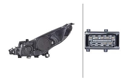 HALOGEN-HEADLIGHT - RIGHT - FOR E.G. PEUGEOT 207/207+ (WA_, WC_)