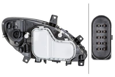 HALOGEN-HEADLIGHT - FOR E.G. MERCEDES-BENZ VITO / MIXTO BOX (W639) - ECE - FOR RIGHT-HAND TRAFFIC - LEFT