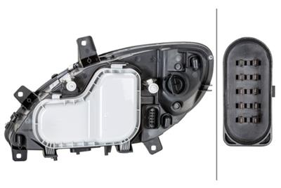 HALOGEN-HEADLIGHT - FOR E.G. MERCEDES-BENZ VITO / MIXTO BOX (W639) - ECE - FOR RIGHT-HAND TRAFFIC - RIGHT