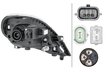 HALOGEN-HEADLIGHT - LEFT - FOR E.G. RENAULT TRAFIC II BOX (FL)
