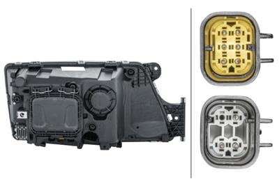 HALOGEN/LED-HAUPTSCHEINWERFER - LINKS - FœR U.A. MAN TGX/TGS