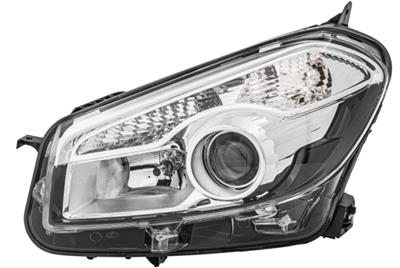 HALOGEN/DE-HEADLIGHT - LEFT - FOR E.G. NISSAN QASHQAI I (J10, NJ10, JJ10E)