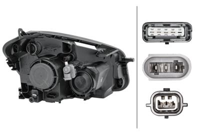 HALOGEN/DE-HEADLIGHT - LEFT - FOR E.G. NISSAN QASHQAI I (J10, NJ10, JJ10E)