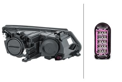 HALOGENA/FF-FARO PRINCIPAL - POR EJ. VW TIGUAN (5N_) - ECE - PARA CIRCULACION POR LA DERECHA - IZQUIERDA