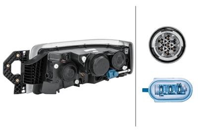 DE/HALOGEN-HEADLIGHT - RIGHT - FOR E.G. RENAULT TRUCKS C-SERIES 250, D-SERIE
