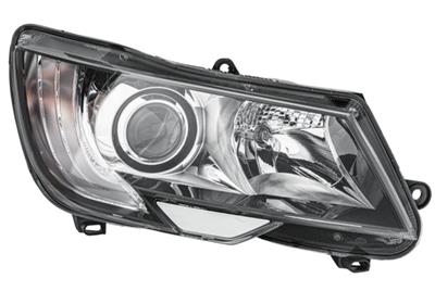 HALOGEN/DE-HEADLIGHT - RIGHT - FOR E.G. SKODA SUPERB II ESTATE (3T5)