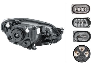 FF/HALOGEN-HAUPTSCHEINWERFER - LINKS - FUER U.A. VW UP (121, 122, BL1, BL2)