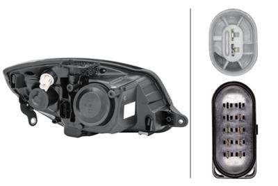 HALOGEN/FF/DUAL HEADLIGHT-HEADLIGHT - LEFT - FOR E.G. SKODA FABIA II (542)