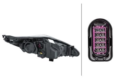 FF/DE/HALOGEN-HEADLIGHT - FOR E.G. FORD FIESTA VI (CB1, CCN) - GHIA, SPORT - CHROME - ECE - FOR RIGHT-HAND TRAFFIC - LEFT