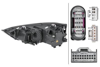 BI-XENON/LED-FARO PRINCIPAL - DERECHA - POR EJ. AUDI A1 SPORTBACK (8XA, 8XF)