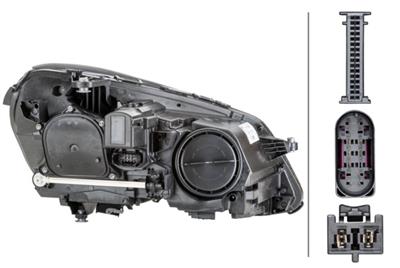 LED/HALOGENA-FARO PRINCIPAL - IZQUIERDA - POR EJ. MERCEDES-BENZ E-CLASS (W212)