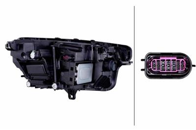 PROJECTEUR PRINCIPAL FULL LED 5 SPIE AUDI A6 E-TRON > 07/2024 CON REGOLAZIONE FARI RHD GAUCHE