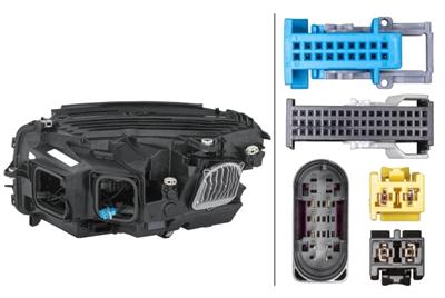 LED-HAUPTSCHEINWERFER - FUR U.A. MERCEDES-BENZ GLC (X253) - CHROM - ECE/CCC - FUR RECHTSVERKEHR - RECHTS