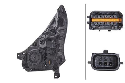 HALOGEN/FF-HAUPTSCHEINWERFER - RECHTS - FœR U.A. RENAULT TRAFIC III BOX (FG_)