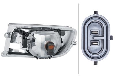 HALOGEN-FRONT FOG LIGHT - RIGHT - FOR E.G. SKODA OCTAVIA II (1Z3)