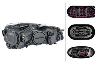 BI-XENON/LED-PROJECTEUR PRINCIPAL - POUR P.E. VW GOLF VI (5K1) - ECE - POUR CIRCULATION ñ DROITE - GAUCHE