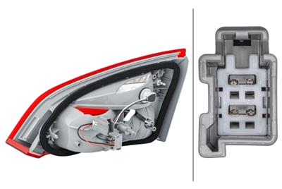 HECKLEUCHTE - LED - INNERER TEIL - LINKS - FUER U.A. FORD FOCUS III TURNIER