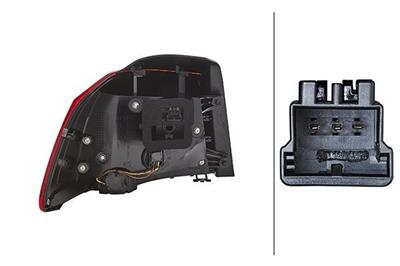 FEU ARRI‘RE - LED - PARTIE EXT’RIEURE - DROITE - POUR P.E. VW GOLF VI (5K1)