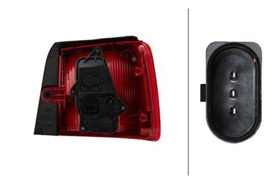 HECKLEUCHTE - GLUEHLAMPE - ÿUSSERER TEIL - LINKS - FUER U.A. VW TOURAN (1T3)