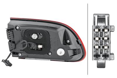 FAN POST DX LED PORSCHE MACAN 2/14-9/18