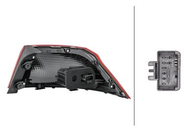 HECKLEUCHTE - LED - USSERER TEIL - LINKS - FœR U.A. VW PASSAT (3G2, CB2)