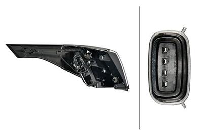 REARLIGHT - BULB - OUTER SECTION - RIGHT - FOR E.G. OPEL CROSSLAND X