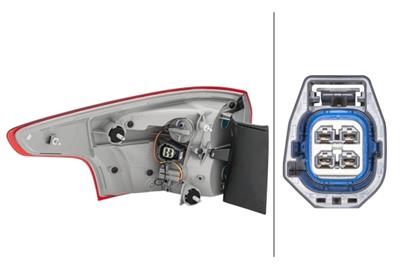 REARLIGHT - LED - OUTER SECTION - RIGHT - FOR E.G. FORD FOCUS III TURNIER