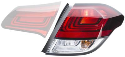 REARLIGHT - BULB - OUTER SECTION - LEFT - FOR E.G. CITROÖN C4 II (B7)