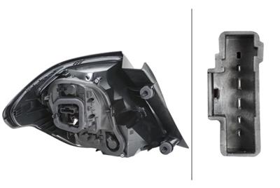 REARLIGHT - BULB - OUTER SECTION - LEFT - FOR E.G. CITROEN C4 II (B7)