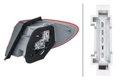 FEU ARRI‘RE - HYBRIDE - PARTIE EXT’RIEURE - GAUCHE - POUR P.E. MERCEDES-BENZ B-C