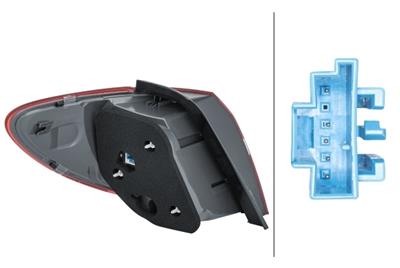 REARLIGHT - LED - OUTER SECTION - RIGHT - FOR E.G. MERCEDES-BENZ B-CLASS SPTOURE