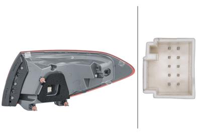 REARLIGHT - LED - OUTER SECTION - LEFT - FOR E.G. MERCEDES-BENZ C-CLASS T-MODEL