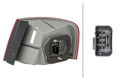 REARLIGHT - LED - OUTER SECTION - LEFT - FOR E.G. VW JETTA III (1K2)