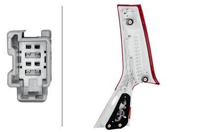 FANALE LED SX SEZ.INT VOLVO V70 10/07->