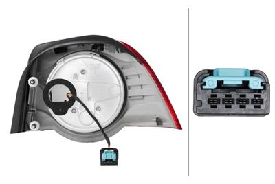 REARLIGHT - LED - OUTER SECTION - LEFT - FOR E.G. VW EOS (1F7, 1F8)