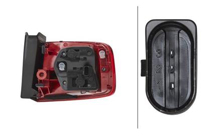 HECKLEUCHTE - GLœHLAMPE - USSERER TEIL - LINKS - FœR U.A. AUDI A4 (8K2, B8)