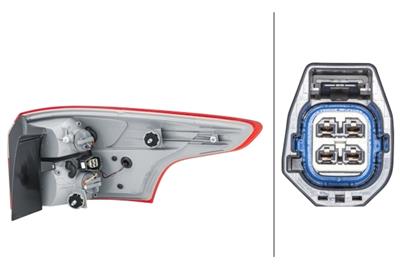PILOTO POSTERIOR - LED - PARTE EXTERIOR - POR EJ. FORD FOCUS III TURNIER - IZQUIERDA